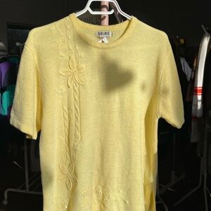 Goldie Soft Yellow Floral Tee